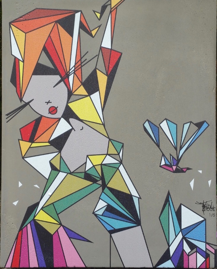 STOUL – ORU GYW – IMPRESSION SUR BÉTON – NUMÉROTÉ /5 – 30 X 24 CM