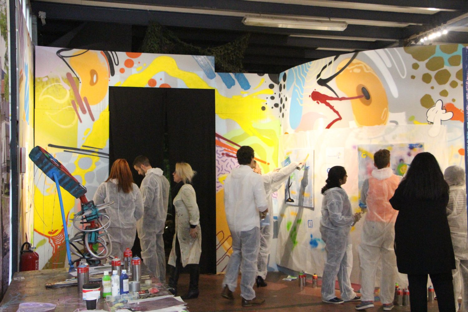 Moment de créativité pour tous.