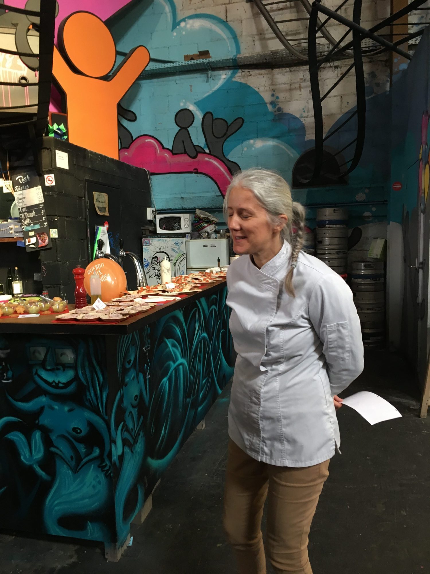 Le chef comment ses inventions gourmandes et créatives ! 