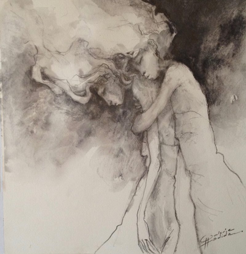 Aquarelle 52 x 42 cm