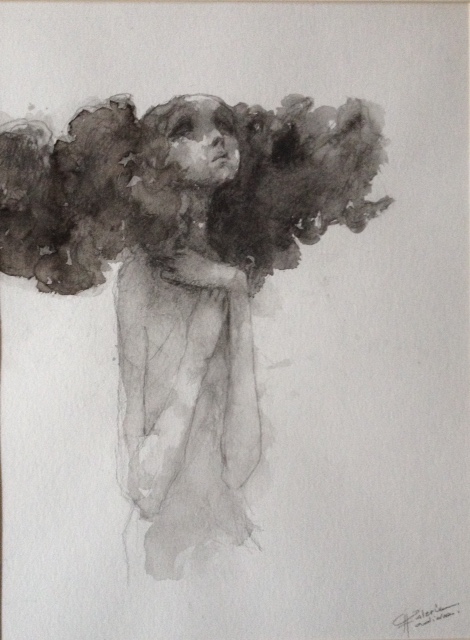 Aurore – Encre et mine sur papier