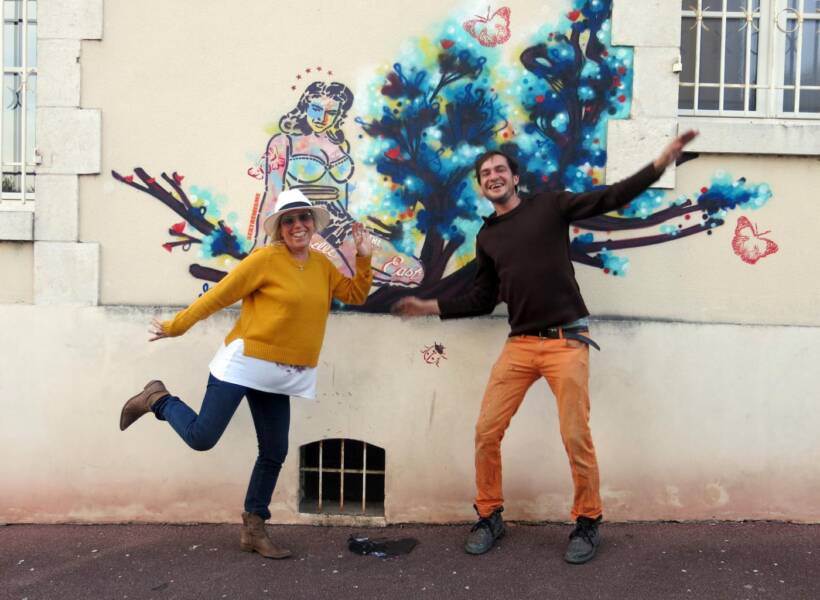 Danse sur le mur. IZa Zaro & Anis