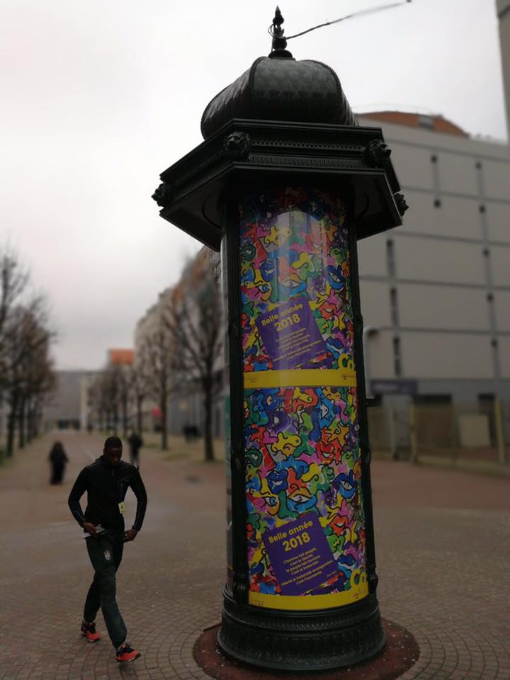 Louis Bottero, colonne Morris