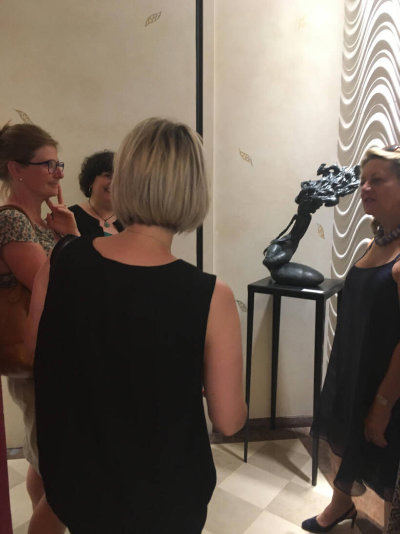 Rencontre artistique avec la sculptrice Valérie Hadida, Hôtel Goralska, Paris 4ème