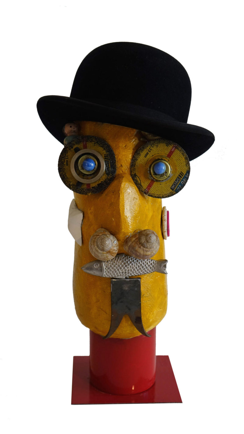 I love art – Sculpture – 50 x 23 x 23 cm – Jacques Blézot
