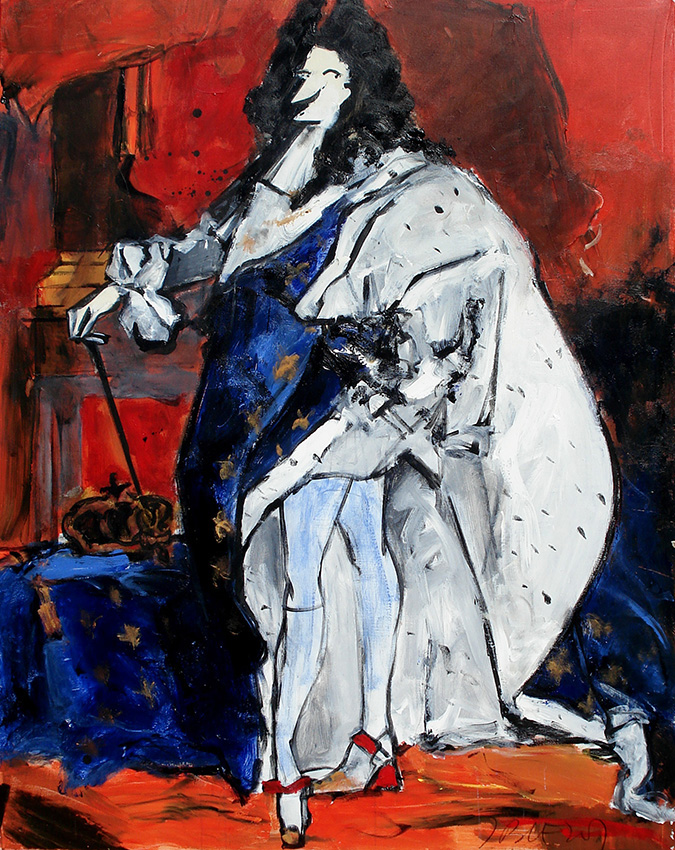 Jacques Blézot – Louis XIV – 146 x 114 cm