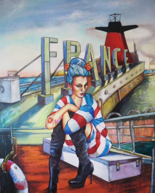 Pierrick Allemand – Le France – 195 x 130 cm