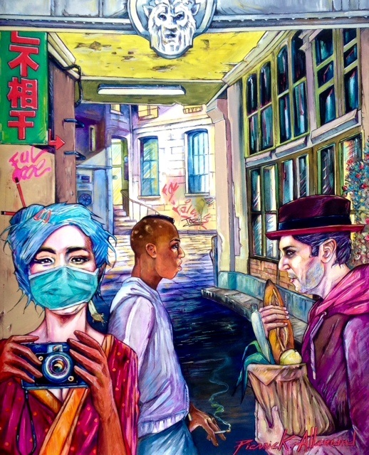 Pierrick Allemand – Cosmopolitan Paris – 162 x 130 cm