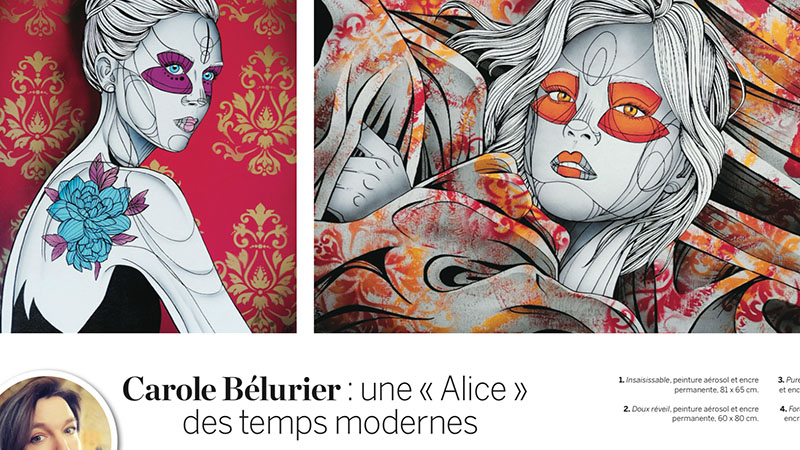 Caro Graffiti, une Alice des temps modernes