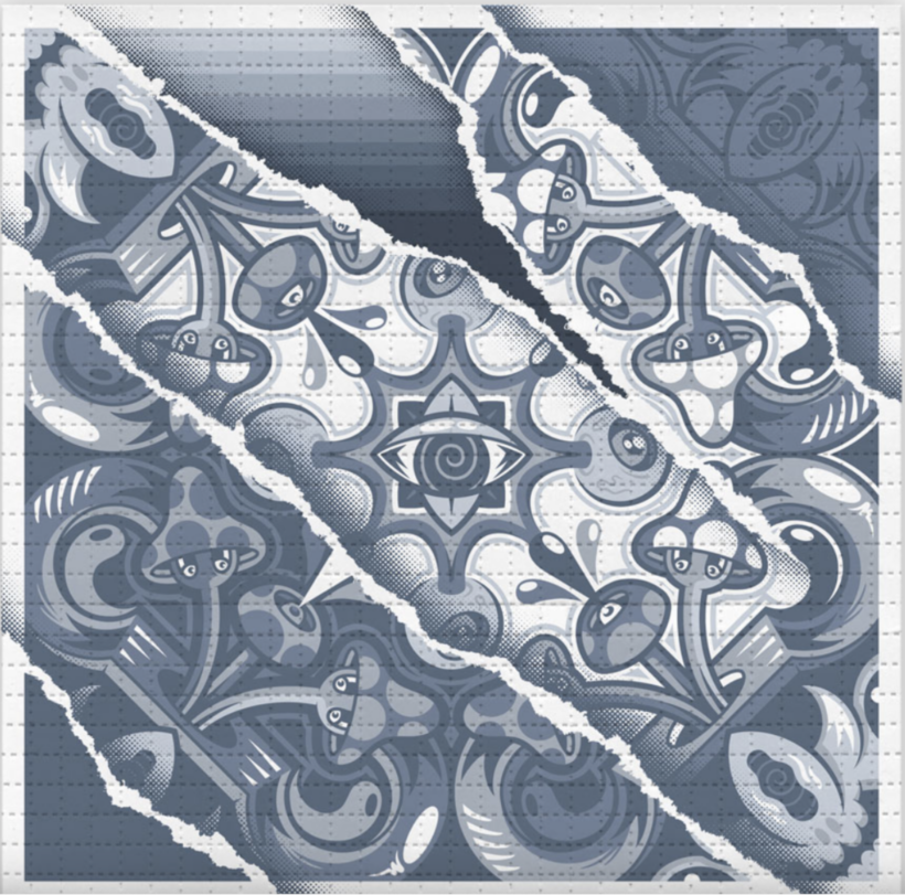 Add fuel – Trippin’grey – Impression pigmentaire su papier – 20 x 20 cm